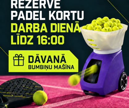 Bumbiņu mašīna dāvanā!