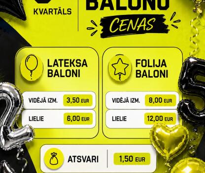 PIEPILDI SVĒTKUS AR BALONIEM!